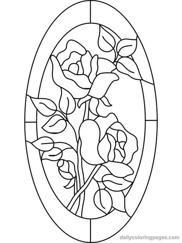 Stain Glass Coloring Pages For Boys
 15 stained glass coloring pages for kids Print Color Craft
