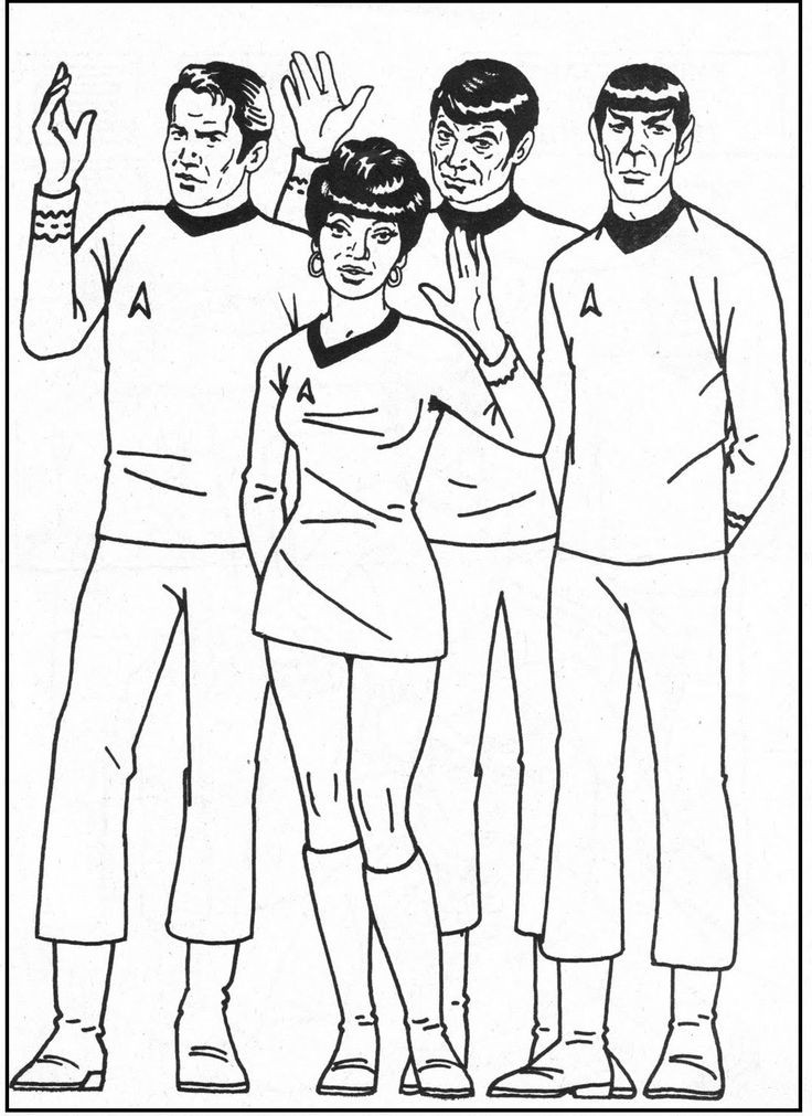 Star Trek Coloring Book
 17 Best images about Star Trek on Pinterest