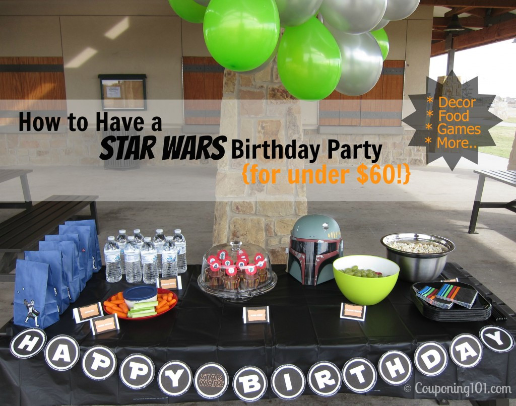 Star Wars Birthday Party Supplies
 How to Have a Star Wars Birthday Party for Under $60