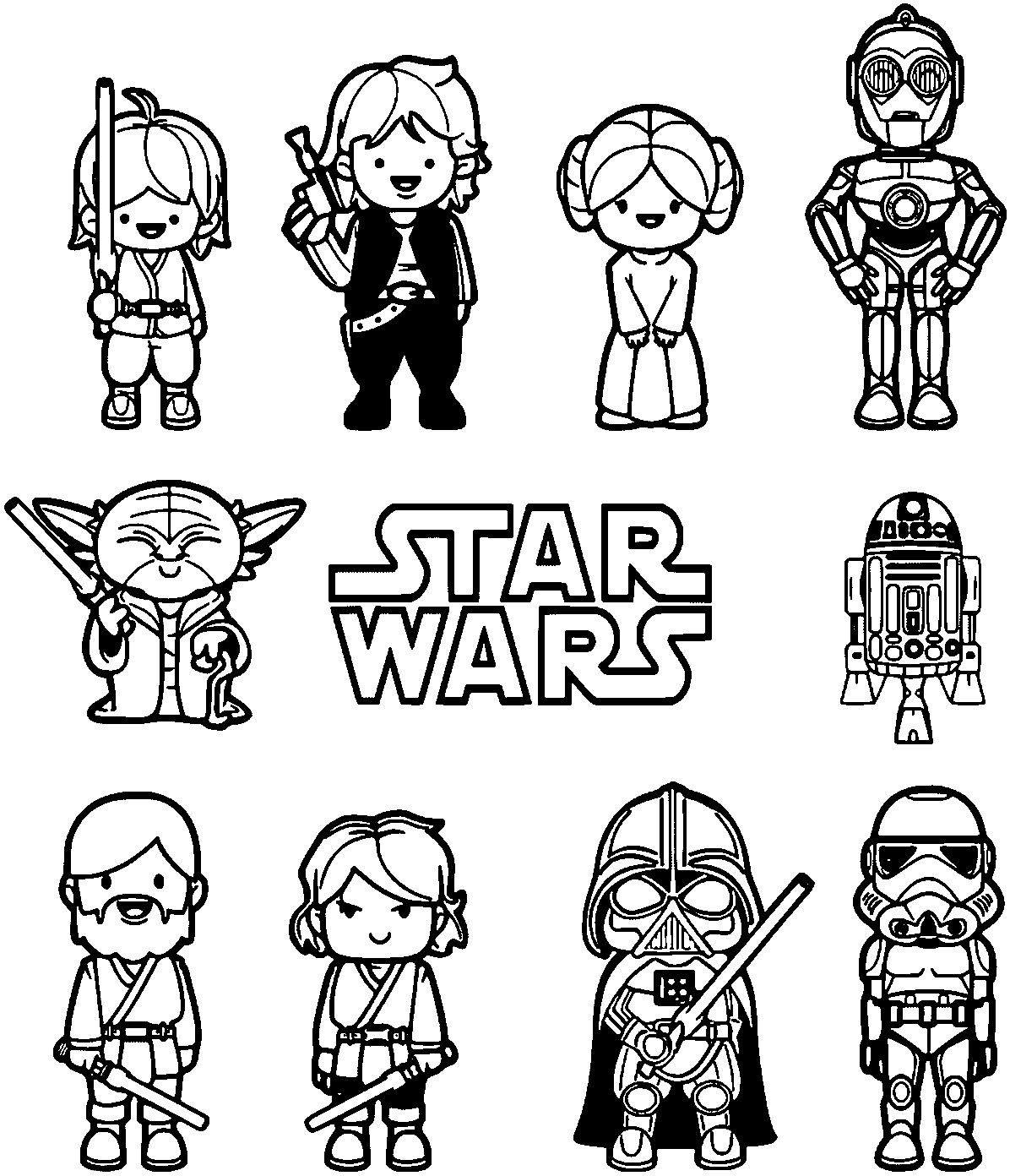 Star Wars Coloring Book Pages
 Star Wars Coloring Pages Free Printable Star Wars