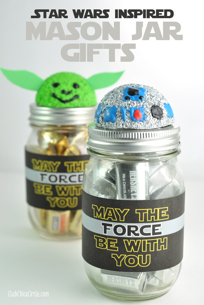Best ideas about Star Wars DIY Gifts
. Save or Pin Star Wars Mason Jar Gifts 100 Days of Homemade Holiday Now.