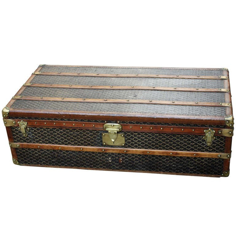 Best ideas about Steamer Trunk Coffee Table
. Save or Pin Rare Goyard Steamer Trunk Coffee Table Now.