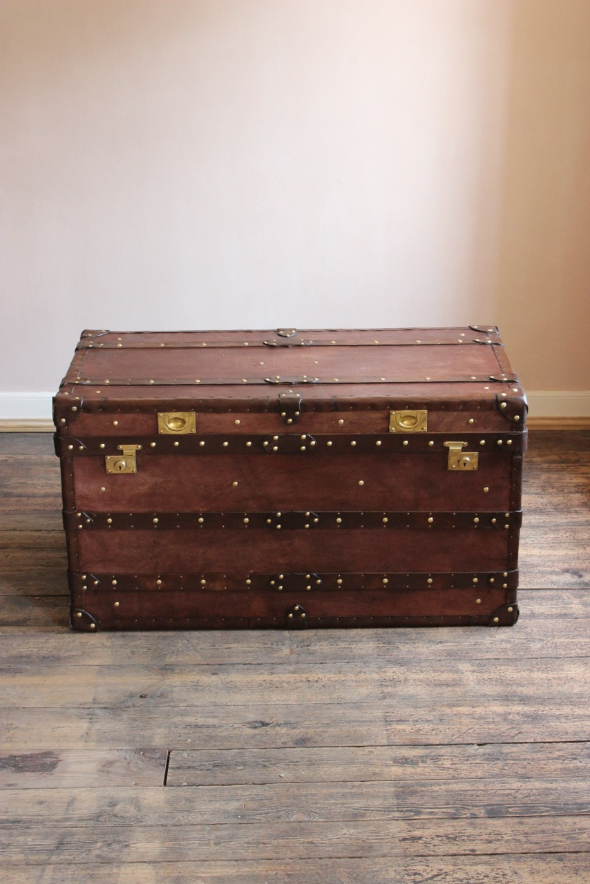 Best ideas about Steamer Trunk Coffee Table
. Save or Pin Bespoke Steamer Trunk Coffee Table in Leather Bespoke Now.