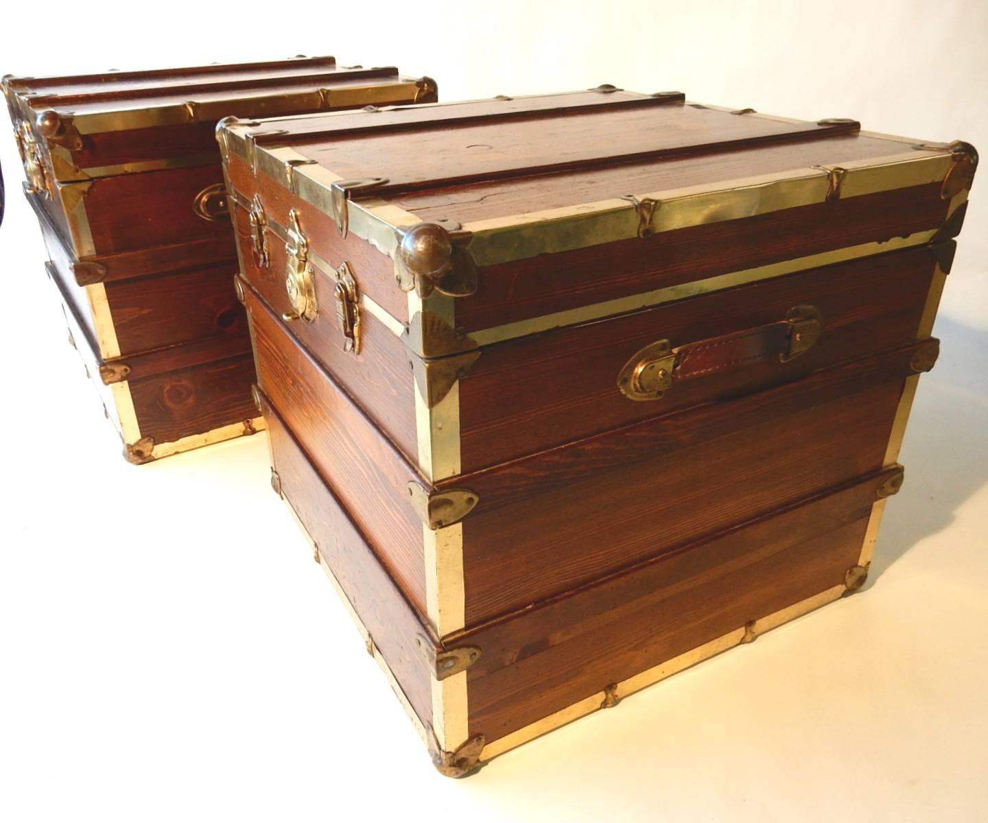 Best ideas about Steamer Trunk Coffee Table
. Save or Pin Mid Century Industrial Wood Steamer Trunk Coffee and End Now.