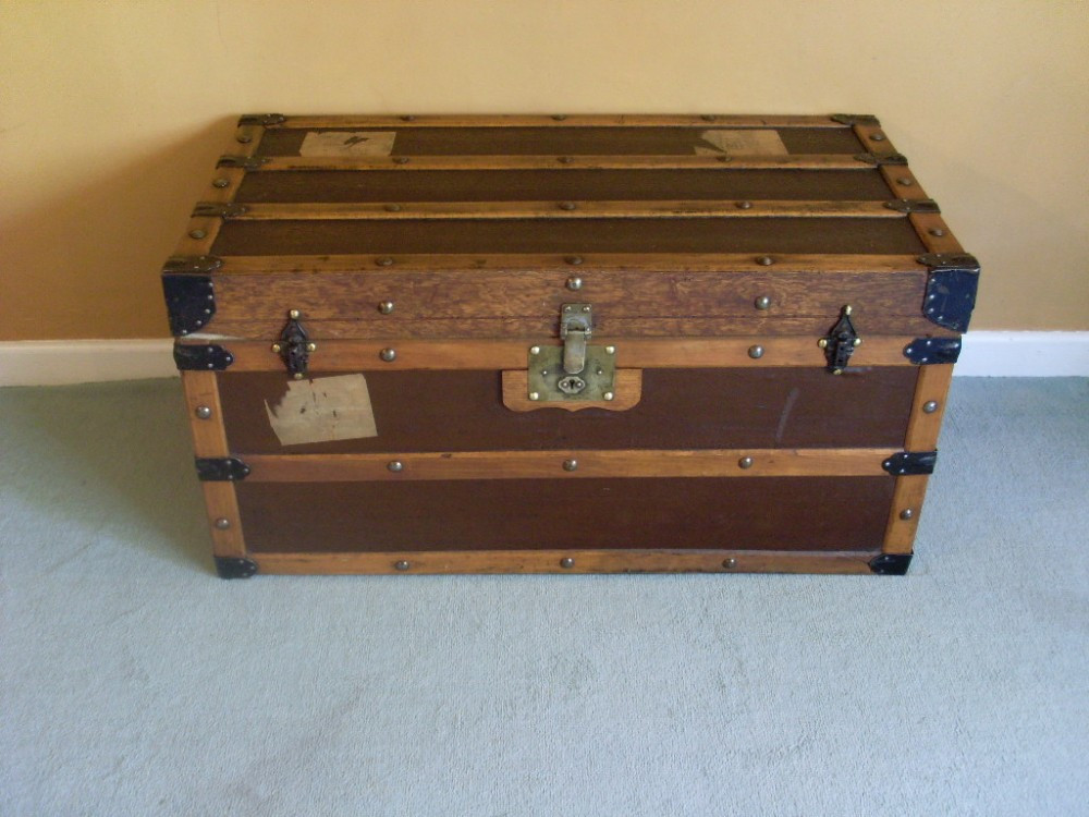 Best ideas about Steamer Trunk Coffee Table
. Save or Pin An Attractive Victorian Steamer Trunk coffee Table Now.