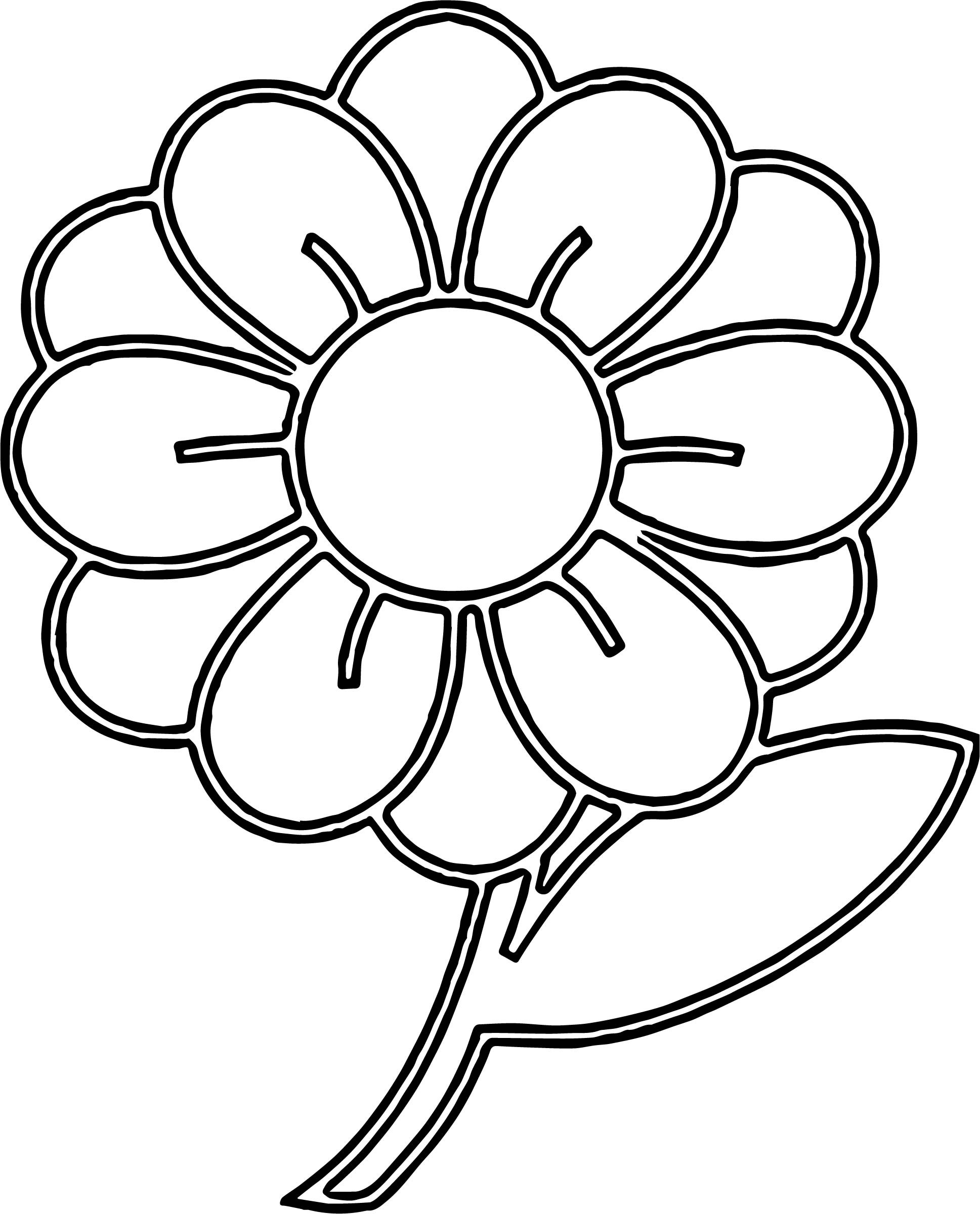 Stem Coloring Pages
 Flower Stem Coloring Page – Color Bros