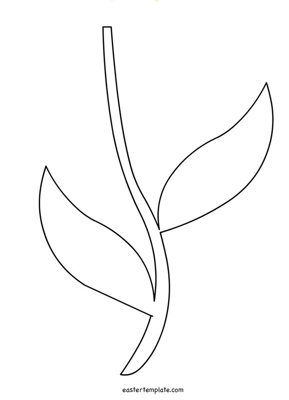 Stem Coloring Pages
 flower clipart template Clipground