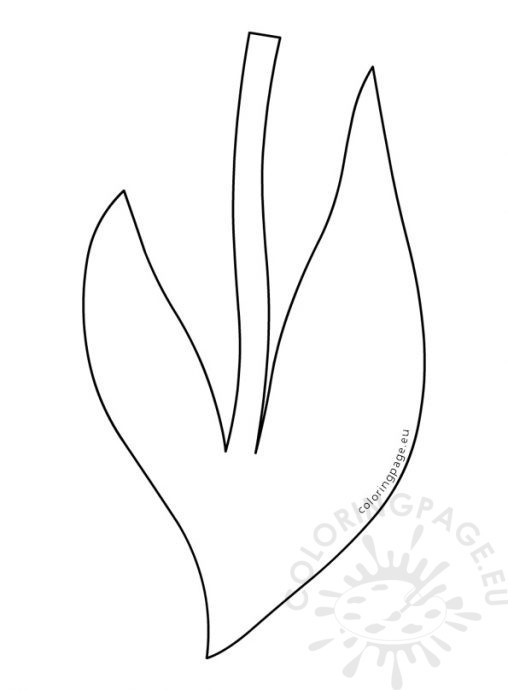 Stem Coloring Pages
 Flowers Coloring Page