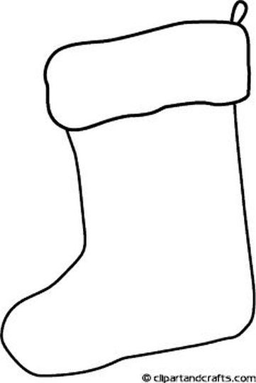 Stocking Printable Coloring Pages
 Christmas Stocking Coloring Pages For Kids Part 1