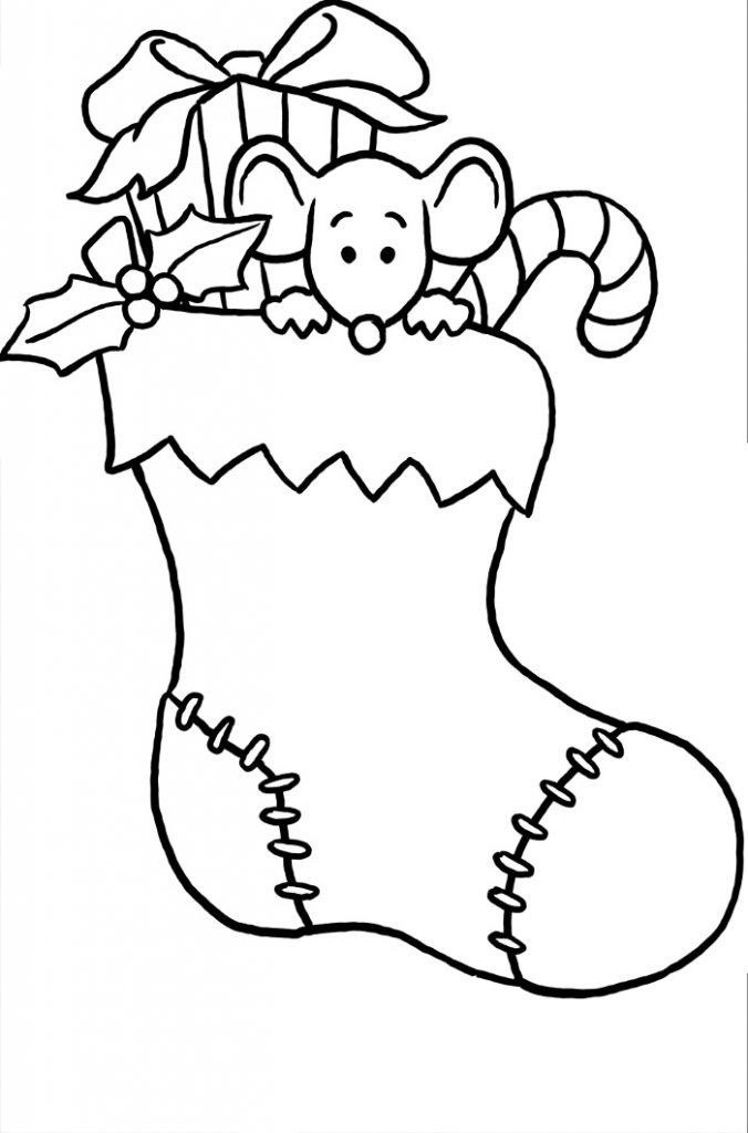 Stocking Printable Coloring Pages
 Christmas Stocking Coloring Pages Best Coloring Pages