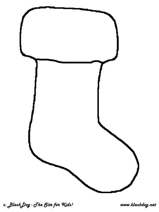 Stocking Printable Coloring Pages
 Christmas Stockings Coloring Pages – Happy Holidays