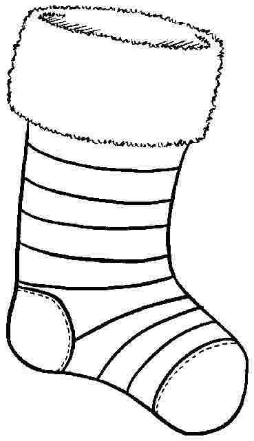 Stocking Printable Coloring Pages
 6 Best of Christmas Stocking Coloring Pages