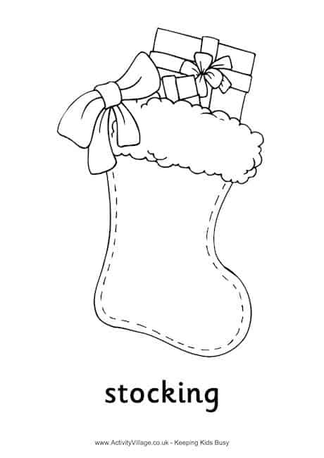 Stocking Printable Coloring Pages
 6 FUN AND ENGAGING CHRISTMAS PRINTABLES