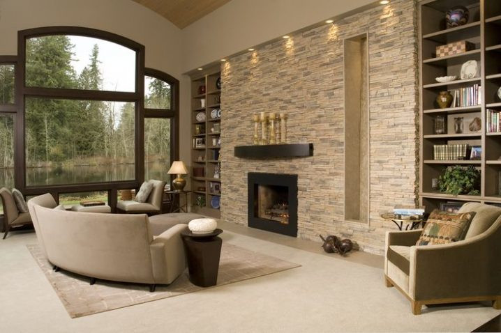 Best ideas about Stone Accent Wall Living Room
. Save or Pin Stacked Stone Fireplaces For A Warm And Modern Look The Now.