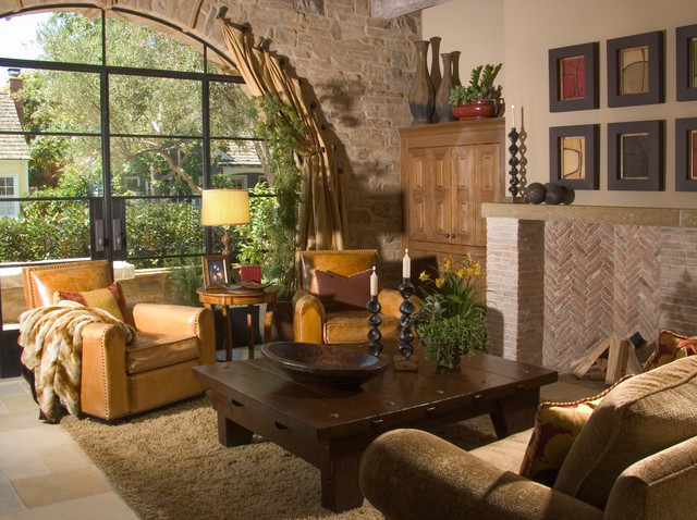 Best ideas about Stone Accent Wall Living Room
. Save or Pin Tuscan Living Room Stone Accent Wall Mediterranean Now.