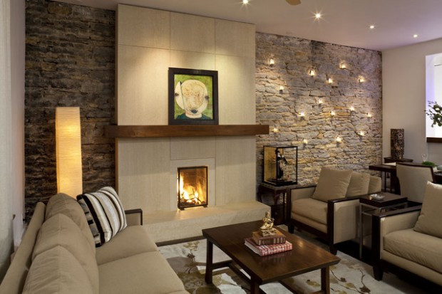Best ideas about Stone Accent Wall Living Room
. Save or Pin 17 Divine Stone Wall Ideas For Your Living Room Style Now.