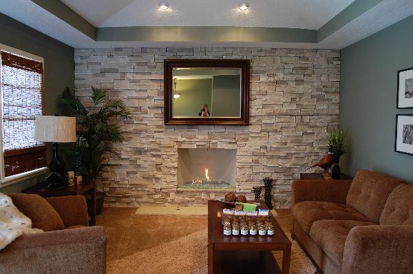 Best ideas about Stone Accent Wall Living Room
. Save or Pin Stone Living Room Ideas Traditional living room Now.
