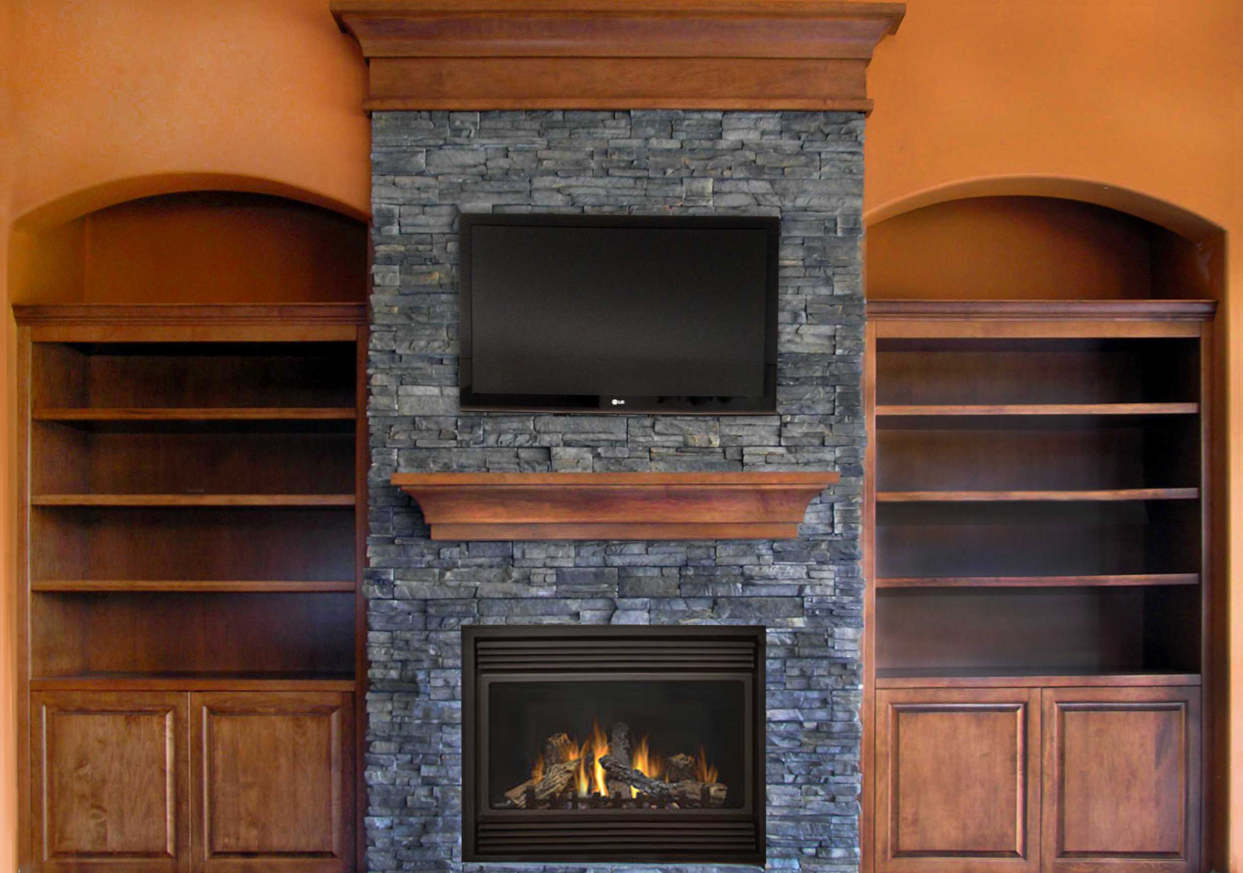Best ideas about Stone Fireplace Surround
. Save or Pin Faux Stone Fireplace Mantels Affordable Decor U Tips Now.