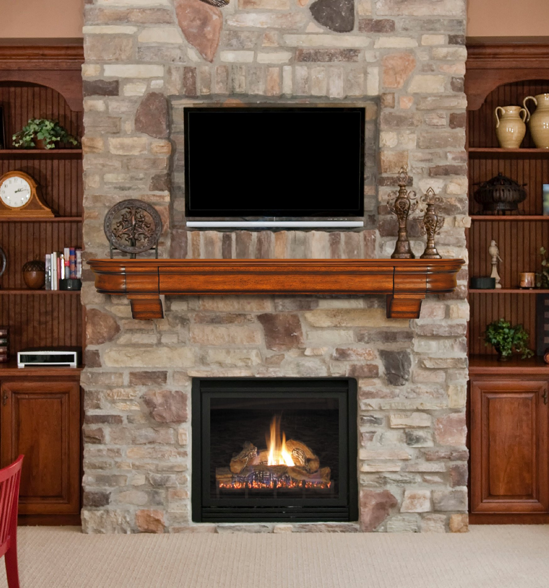 Best ideas about Stone Fireplace Surround
. Save or Pin Stone Fireplace Surround Ideas Cheap Fireplace Surround Now.