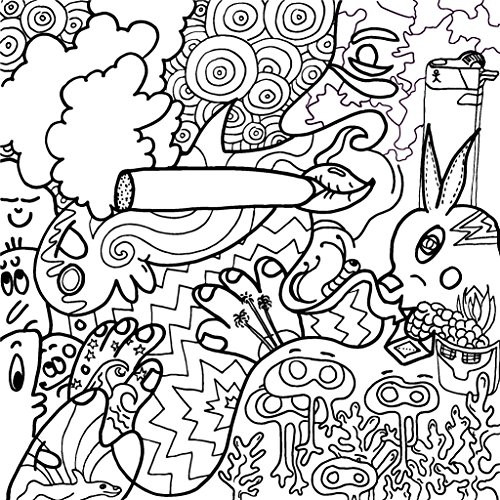 Stoner Coloring Pages For Adults
 The Stoner s Coloring Book Coloring for High Minded