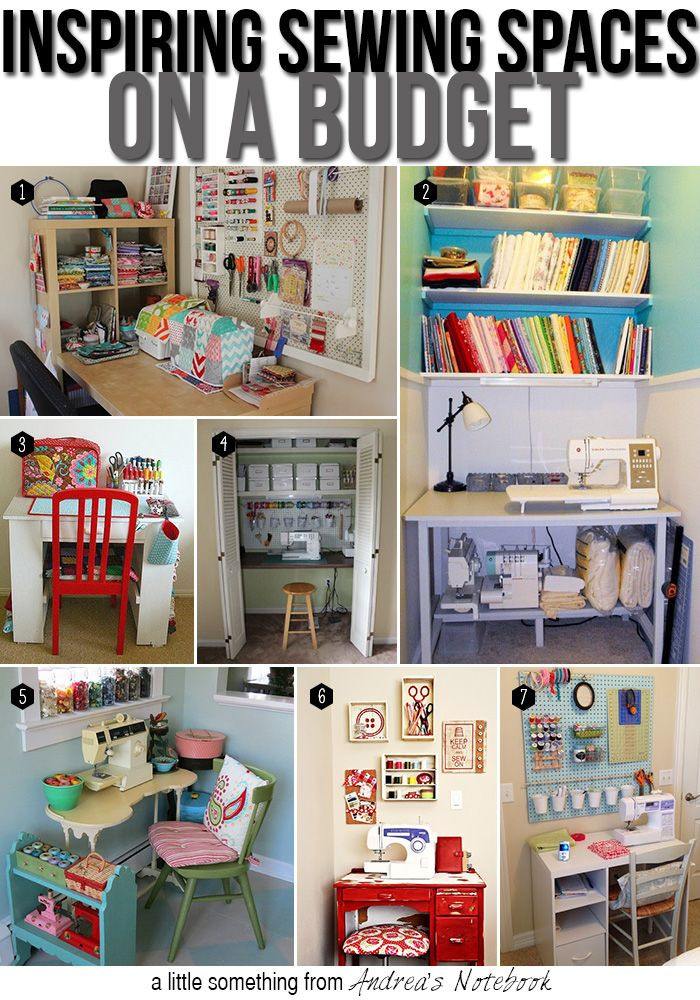 Best ideas about Storage Ideas For Small Spaces On A Budget
. Save or Pin Create a sewing space on a bud Now.