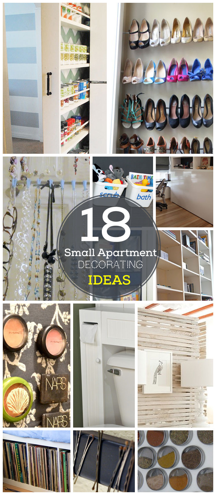 Best ideas about Storage Ideas For Small Spaces On A Budget
. Save or Pin 18 DIY Small Apartment Decorating Ideas on a Bud Now.