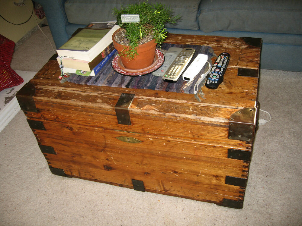 Best ideas about Storage Trunk Coffee Table
. Save or Pin Antique Immigrant s Trunk Great Coffee Table Storage Now.