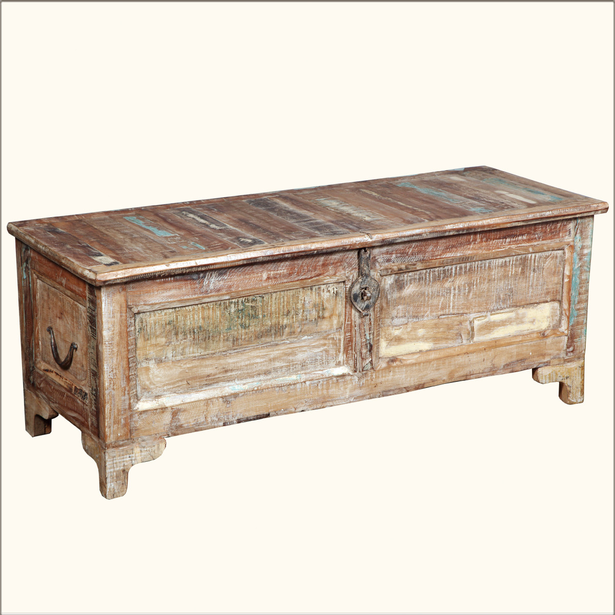 Best ideas about Storage Trunk Coffee Table
. Save or Pin Rustic Reclaimed Wood Storage Blanket Box Coffee Table Now.