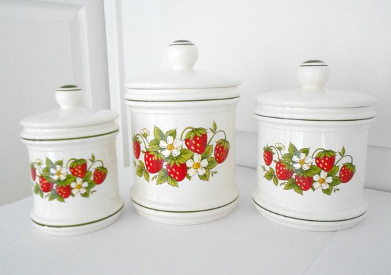 Best ideas about Strawberry Kitchen Decorations
. Save or Pin Items similar to Canisters Strawberry Kitchen Decor Set of Now.
