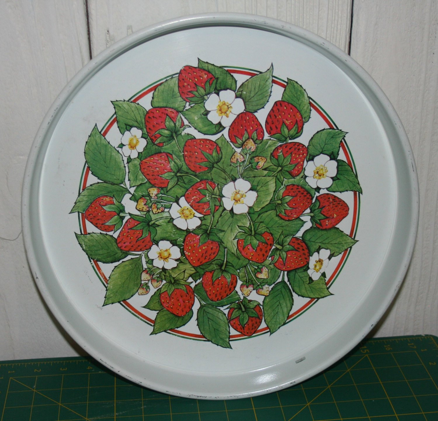 Best ideas about Strawberry Kitchen Decorations
. Save or Pin Strawberry Tray Vintage Metal Kitchen Decor Red Green by Now.