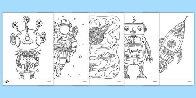 Stress Buster Coloring Sheets For Kids
 90 best Space images on Pinterest