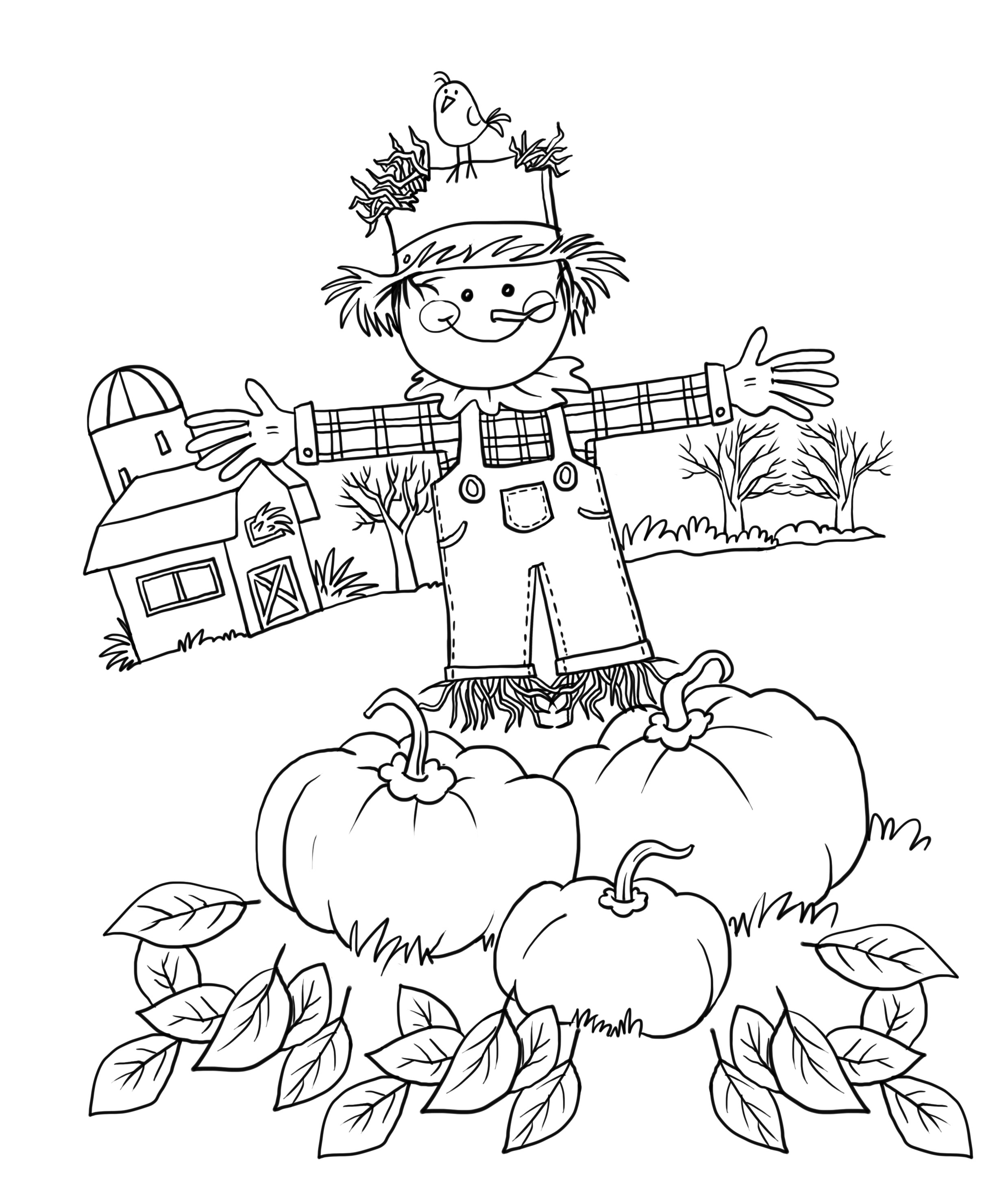 Stress Free Autumn Coloring Sheets For Kids
 Fall Coloring Pages