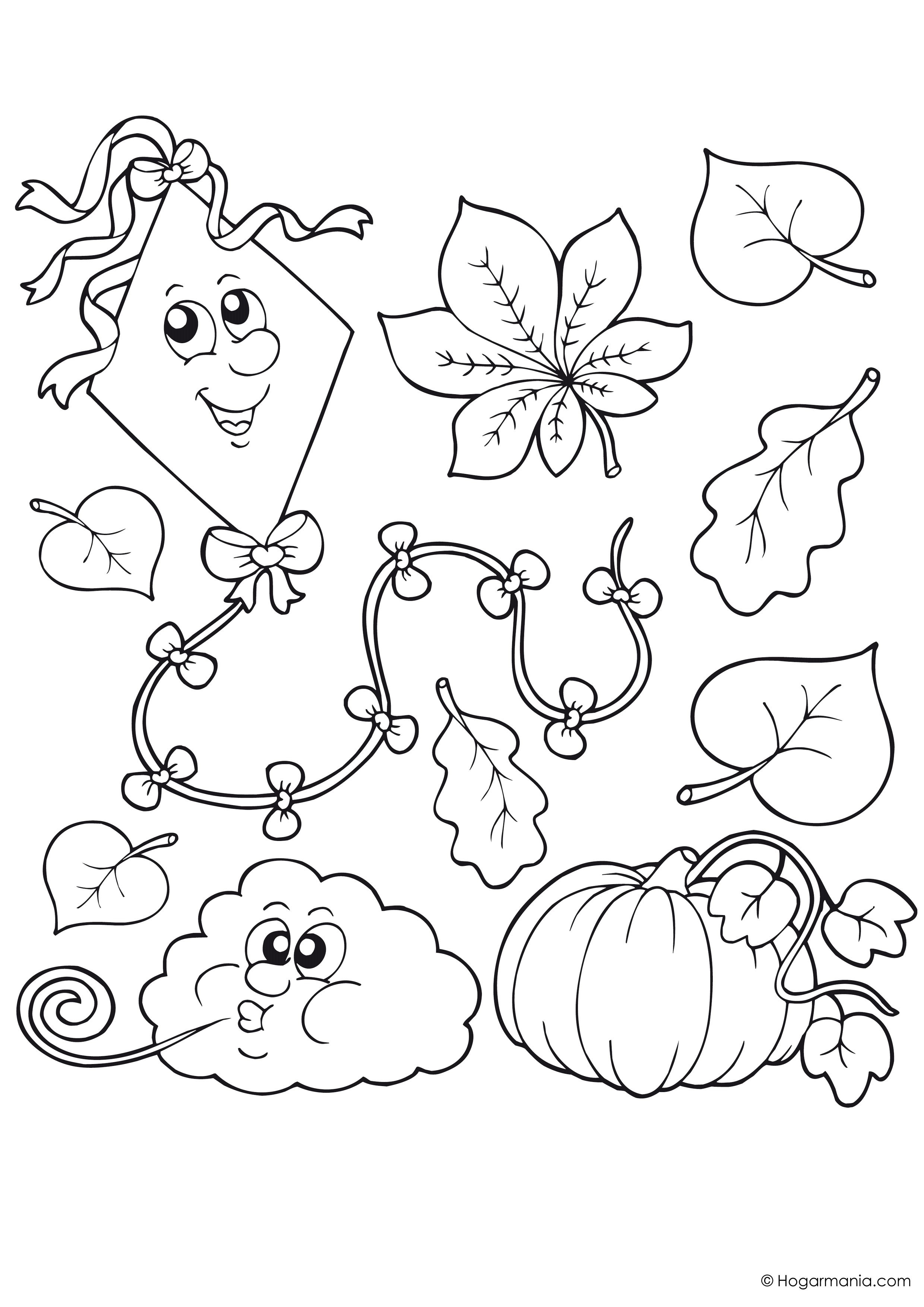 Stress Free Autumn Coloring Sheets For Kids
 Dibujos de otoño para colorear Búhos