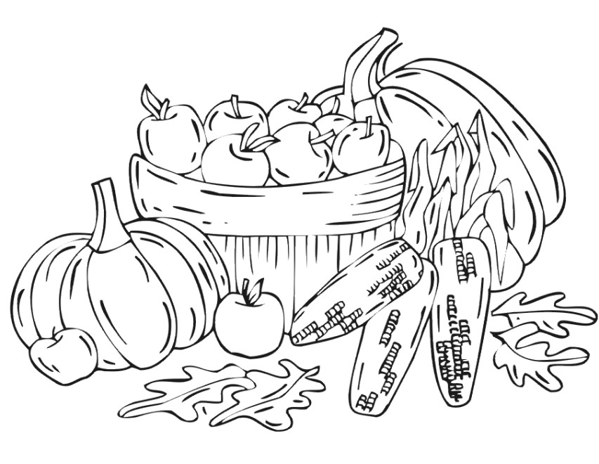 Stress Free Autumn Coloring Sheets For Kids
 Harvest Coloring Pages Best Coloring Pages For Kids