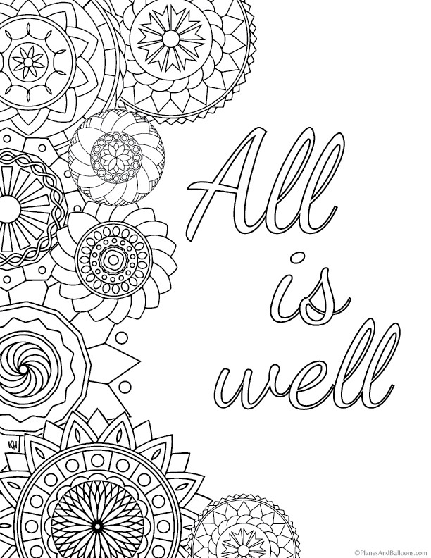 Stress Relief Coloring Book
 Stress relief coloring pages to help you find your Zen again