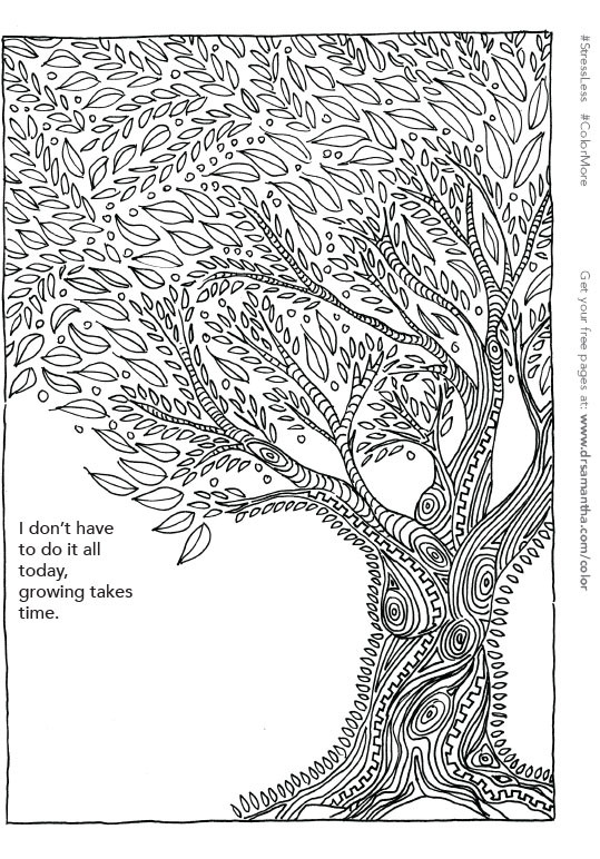 Stress Relief Printable Coloring Pages
 Why Adult Coloring is Good For Stress