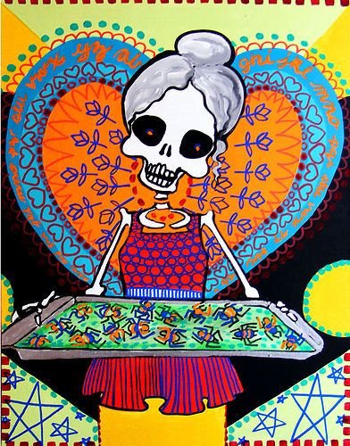 Best ideas about Sugar Skull Kitchen Decor
. Save or Pin Cookie Kitchen Decor Art Day of the Dead Grandma Sugar Now.