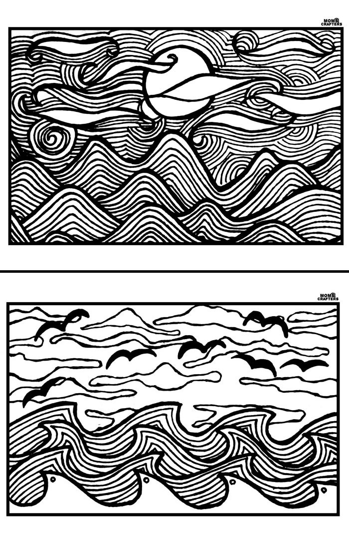 Sunset Coloring Pages For Adults
 Free Printable Adult Coloring Pages Sunsets n Scenes