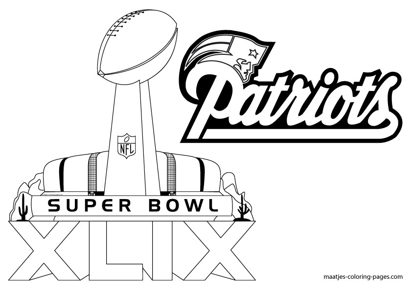 Super Bowl Coloring Pages
 Superbowl 2015 Coloring Pages