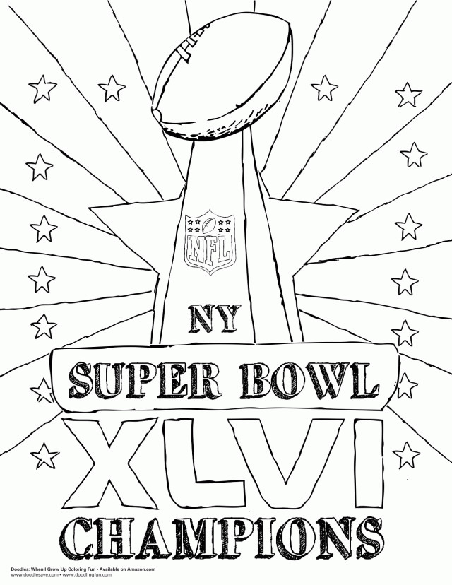 Super Bowl Coloring Pages
 Superbowl Coloring Pages Coloring Home