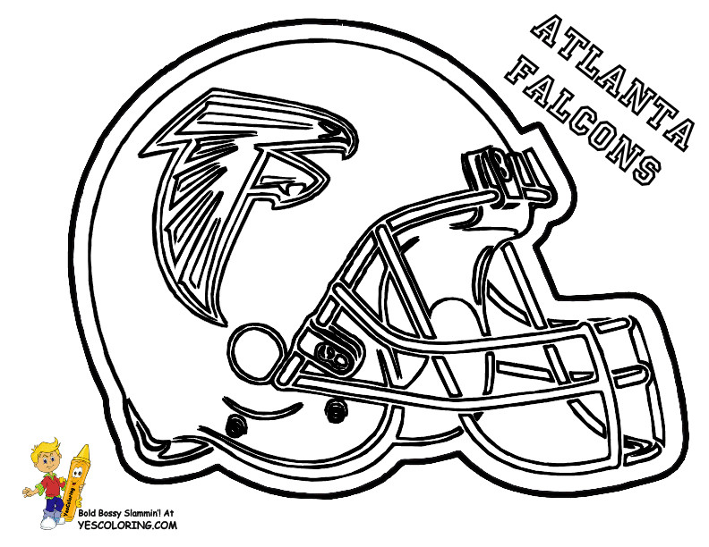 Super Easy Viking Foot Ball Super Bull Coloring Pages For Boys
 Pro Football Helmet Coloring Page NFL Football