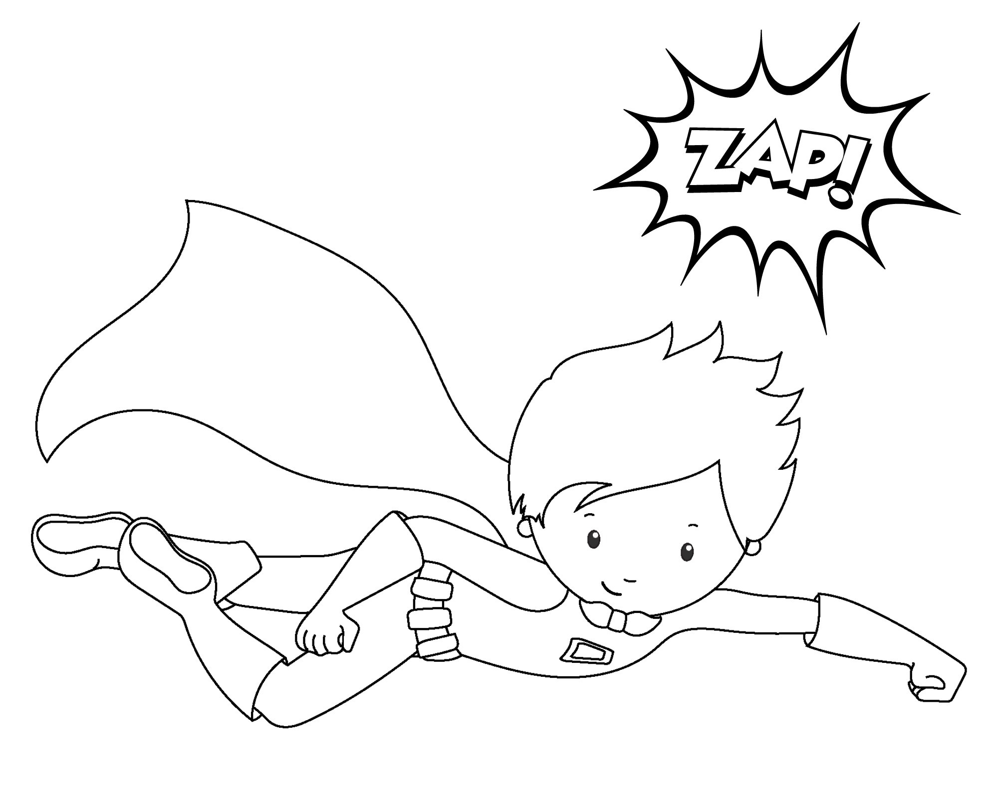 Super Hero Coloring Pages For Kids
 Superhero Coloring Pages Crazy Little Projects