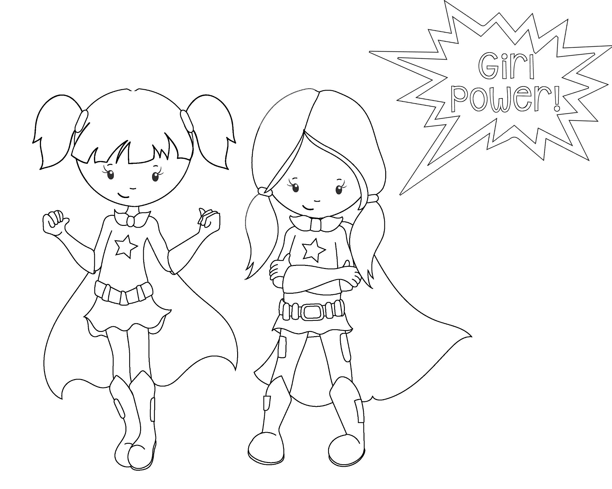 Super Heros Coloring Pages
 Superhero Coloring Pages Crazy Little Projects