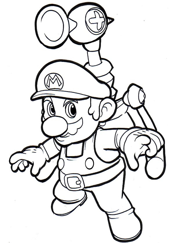 Super Mario Brothers Coloring Pages
 Free Printable Mario Coloring Pages For Kids