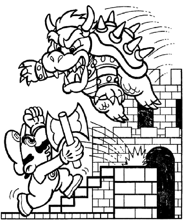 Super Mario Brothers Coloring Pages
 Super Mario Color Pages Coloring Home