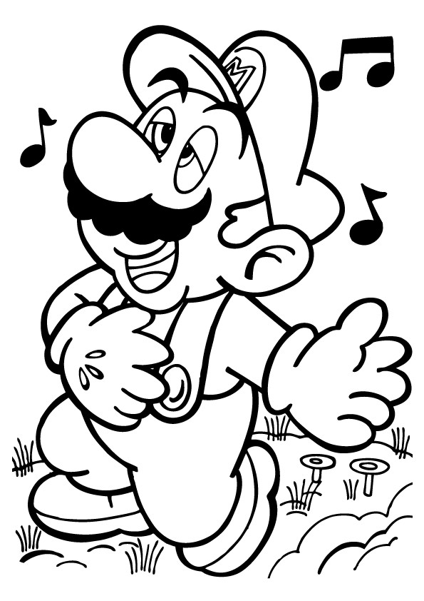 Super Mario Brothers Coloring Pages
 Free Printable Mario Coloring Pages For Kids
