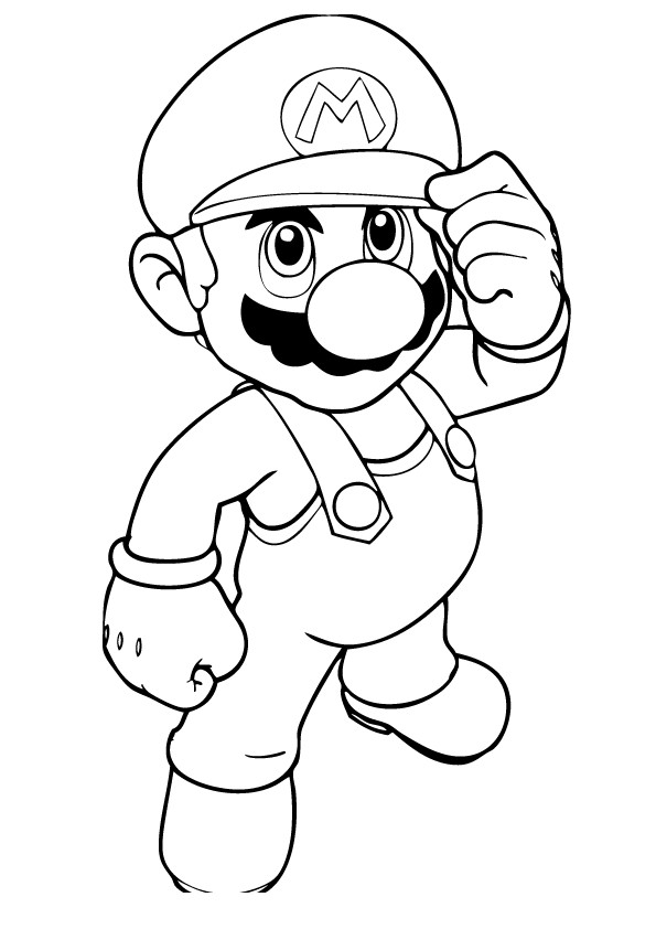 Super Mario Brothers Coloring Pages
 Free Printable Mario Coloring Pages For Kids