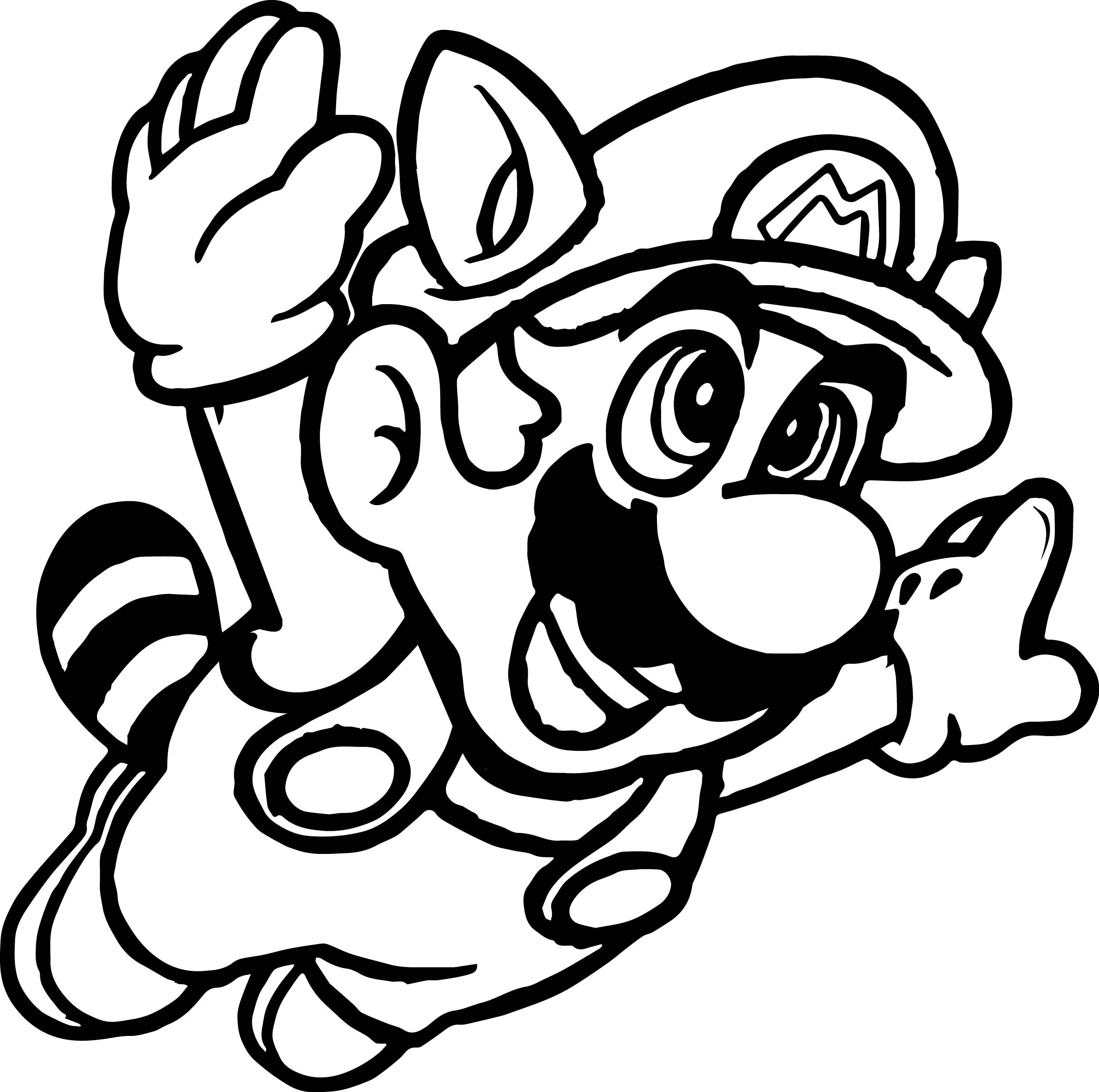 Super Mario Odyssey Coloring Pages
 Super Mario Fly Coloring Page