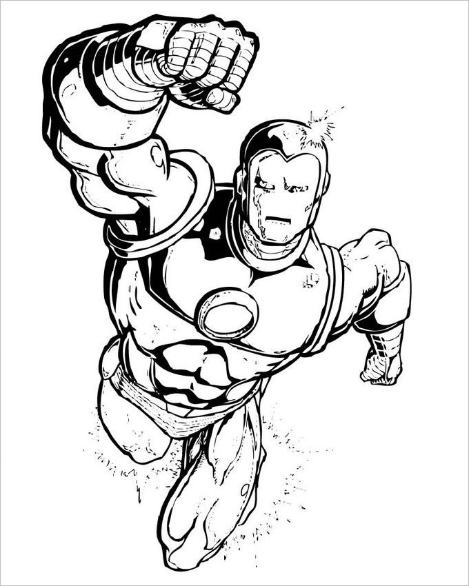 Superhero Printable Coloring Sheets
 Superhero Coloring Pages Coloring Pages