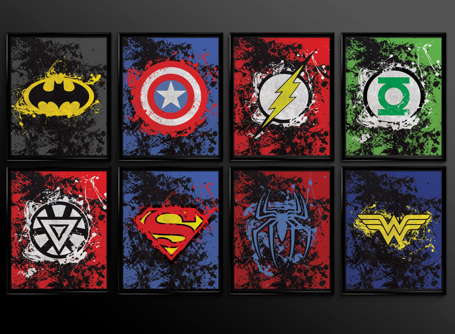 Best ideas about Superhero Wall Art
. Save or Pin Set of 2 prints Superhero Wall Art Decor Superman Batman Now.